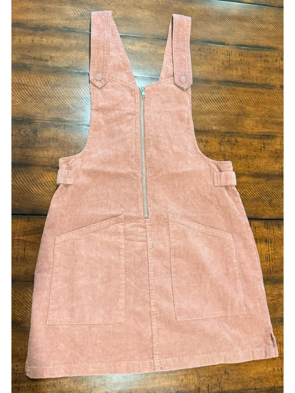 Wild Fable Mauve Pink Corduroy Overall Jumper Dress - Size Medium